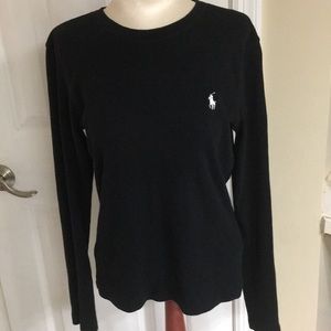 Ralph Lauren Black Long Sleeve Tee